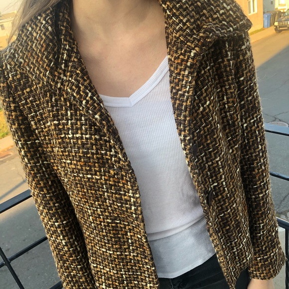 VINTAGE Fall Textured Jacket Fashion 🔥💯 Petites - Picture 2 of 10